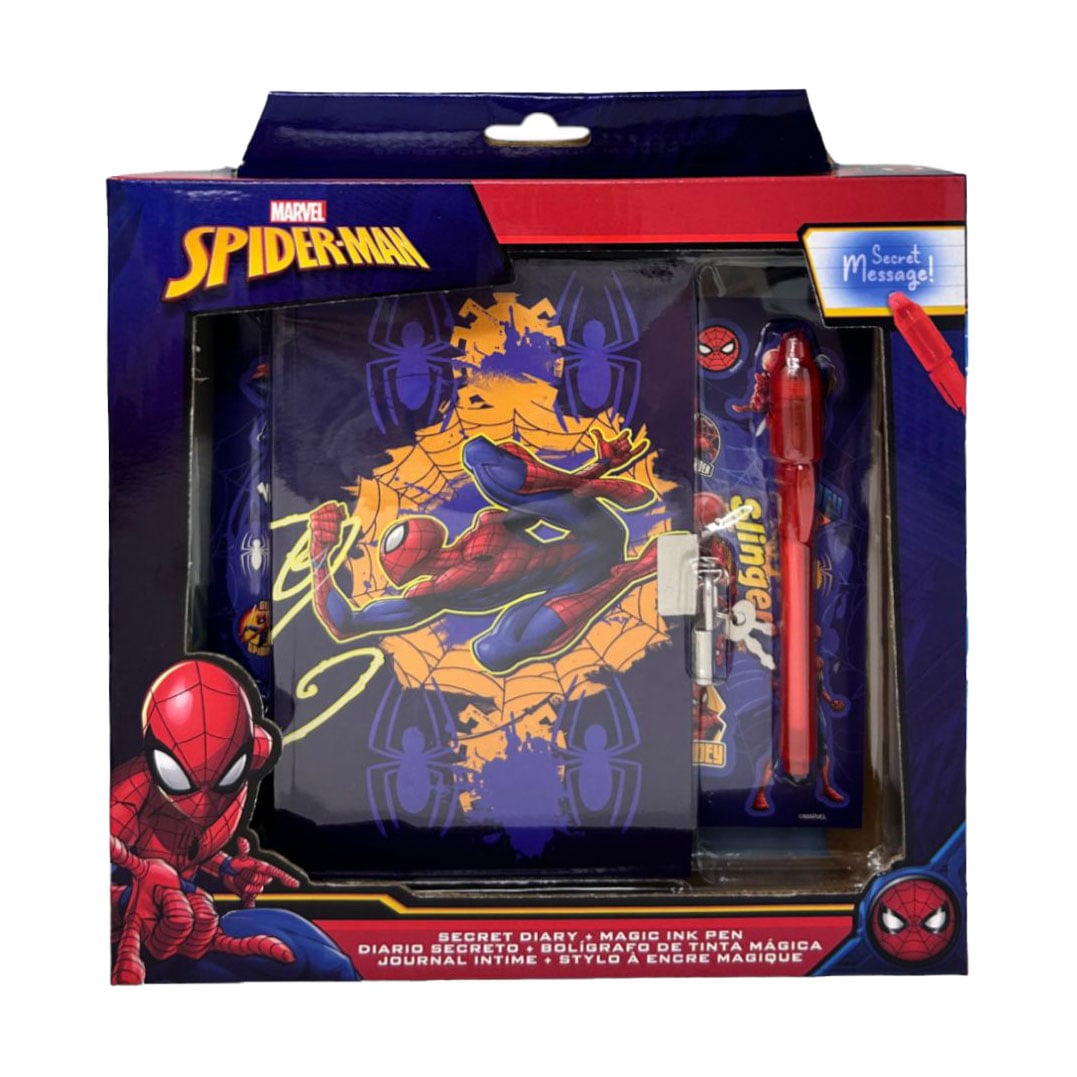Набір канцелярії Kids Licensing Spider Man (наліпки, 2 шт + щоденник, 1 шт + ручка, 1 шт) (SP50069)